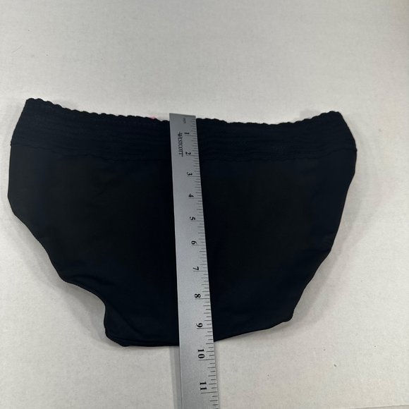 Blissful Benefits By Warner's Women's Size 7 Large Panty Lace Hipster Black New - Picture 8 of 8